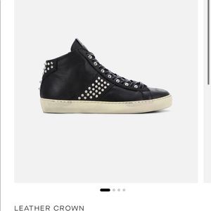 - Leather crown sneakers!! Handmade